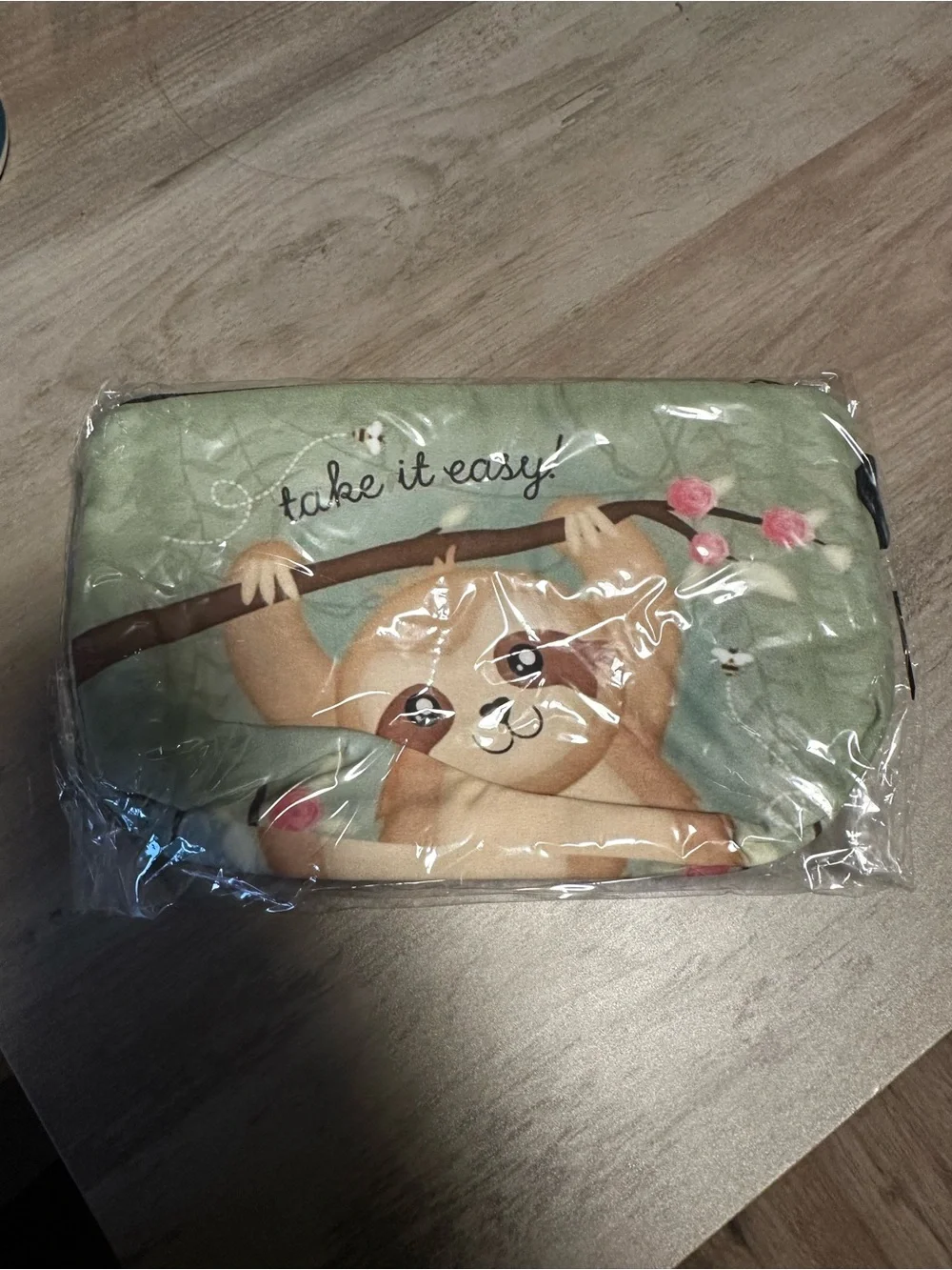 Sloth Take it Easy Makeup Bag NWT